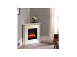 BALDERIA Elektrokamin Candela - Eckkamin, Heizung 2000 W, weiß