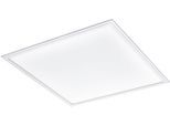 EGLO Rasterleuchte "Salobrena 1 Einbaulampe, Aufbaulampe, Aluminium und Kunststoff, Lampe", weiß, 1, H: 1,1cm, 1 Stk., Leuchten, Deckenlampe 59,5cm, Wohnzimmerlampe, LED Deckenleuchte, Bürolampe Weiß
