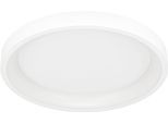 EGLO LED Deckenleuchte "LORETELLO-Z Deckenlampe - Stahl - LED - 19,6W - IP20", weiß, 1, Ø 35cm H: 7,5cm, 1 Stk., Leuchten, Wohzimmerlampe, Esszimmerlampe, Flur, Schlafzimmer, H7,5 x Ø35 cm, LED Deckenleuchte