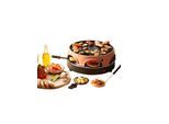 Emerio PO-113255.4 - pizza oven/raclette - terracotta orange