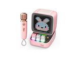 Divoom Ditoo-Mic Mini Karaoke Machine Pixel Art Bluetooth Speaker - Pink