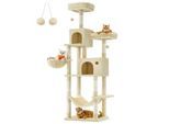 FEANDREA Katzenbaum XXL 199cm beige beige