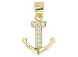 Kettenanhänger ADELIA´S "stylischer Anker Anhänger aus 925 Sterling Silber", silber, Schmuckanhänger, Damen, Silber 925 (Sterlingsilber), Kettenanhänger