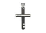 Kettenanhänger ADELIA´S "modischer Kreuz Anhänger aus Edelstahl", unbekannt, Schmuckanhänger, Damen, Edelstahl, Kettenanhänger