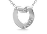 Kettenanhänger ADELIA´S "zeitloser Herz Anhänger aus 925 Sterling Silber", silber, Schmuckanhänger, Damen, Silber 925 (Sterlingsilber), Kettenanhänger