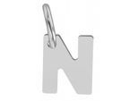 Kettenanhänger ADELIA´S "stilvoller Buchstabe Anhänger aus 925 Sterling Silber", silber, Schmuckanhänger, Damen, Silber 925 (Sterlingsilber), Kettenanhänger