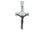 Kettenanhänger ADELIA´S "stylischer Kreuz Anhänger aus Edelstahl", gold, Schmuckanhänger, Damen, Edelstahl, Kettenanhänger