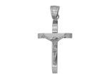 Kettenanhänger ADELIA´S "moderner Kreuz Anhänger aus Edelstahl", silber, Schmuckanhänger, Damen, Edelstahl, Kettenanhänger