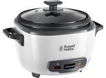 RUSSELL HOBBS Reiskocher "Maxi 27040-56", weiß, B:32,2cm H:22,6cm T:24,5cm, Reiskocher, medium, 2l, inkl. Dampfgarer-Einsatz, Warmhaltefunktion
