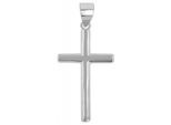 Kettenanhänger ADELIA´S "stylischer Kreuz Anhänger aus 925 Sterling Silber", gold, Schmuckanhänger, Damen, Silber 925 (Sterlingsilber), Kettenanhänger