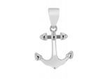 Kettenanhänger ADELIA´S "modischer Anker Anhänger aus 925 Sterling Silber", gold, Schmuckanhänger, Damen, Silber 925 (Sterlingsilber), Kettenanhänger