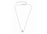 Kette mit Anhänger "Neyla", Damen, Gr. onesize, Metall, silber, COLLEZIONE ALESSANDRO, Halsketten, mit einem kleinen Glasstein