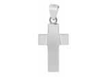 Kettenanhänger ADELIA´S "eleganter Kreuz Anhänger aus 925 Sterling Silber", gold, Schmuckanhänger, Damen, Silber 925 (Sterlingsilber), Kettenanhänger