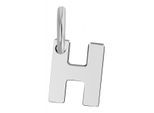 Kettenanhänger ADELIA´S "moderner Buchstabe Anhänger aus 925 Sterling Silber", silber, Schmuckanhänger, Damen, Silber 925 (Sterlingsilber), Kettenanhänger
