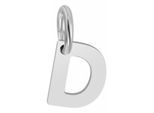 Kettenanhänger ADELIA´S "moderner Buchstabe Anhänger aus 925 Sterling Silber", silber, Schmuckanhänger, Damen, Silber 925 (Sterlingsilber), Kettenanhänger