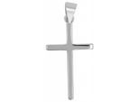 Kettenanhänger ADELIA´S "trendiger Kreuz Anhänger aus 925 Sterling Silber", gold, Schmuckanhänger, Damen, Silber 925 (Sterlingsilber), Kettenanhänger
