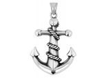 Kettenanhänger ADELIA´S "hochwertiger Anker Anhänger aus Edelstahl", silber, Schmuckanhänger, Damen, Edelstahl, Kettenanhänger