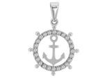 Kettenanhänger ADELIA´S "trendiger Anker Anhänger aus Edelstahl", silber, Schmuckanhänger, Damen, Edelstahl, Kettenanhänger