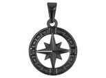 Kettenanhänger ADELIA´S "moderner Schmuck Anhänger aus Edelstahl", schwarz, Schmuckanhänger, Damen, Edelstahl, Kettenanhänger