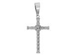 Kettenanhänger ADELIA´S "stylischer Kreuz Anhänger aus Edelstahl", gold, Schmuckanhänger, Damen, Edelstahl, Kettenanhänger