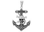 Kettenanhänger ADELIA´S "hochwertiger Anker Anhänger aus Edelstahl", silber, Schmuckanhänger, Damen, Edelstahl, Kettenanhänger