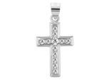 Kettenanhänger ADELIA´S "modischer Kreuz Anhänger aus 925 Sterling Silber", gold, Schmuckanhänger, Damen, Silber 925 (Sterlingsilber), Kettenanhänger