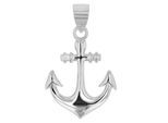 Kettenanhänger ADELIA´S "trendiger Anker Anhänger aus 925 Sterling Silber", silber, Schmuckanhänger, Damen, Silber 925 (Sterlingsilber), Kettenanhänger