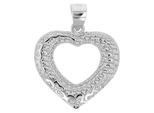 Kettenanhänger ADELIA´S "stilvoller Herz Anhänger aus 925 Sterling Silber", silber, Schmuckanhänger, Damen, Silber 925 (Sterlingsilber), Kettenanhänger