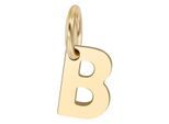 Kettenanhänger ADELIA´S "hochwertiger Buchstabe Anhänger aus 375 Gold", gold, Schmuckanhänger, Damen, Gelbgold 375 Gold, Gelbgold 375, Gold, Kettenanhänger