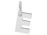 Kettenanhänger ADELIA´S "moderner Buchstabe Anhänger aus 925 Sterling Silber", silber, Schmuckanhänger, Damen, Silber 925 (Sterlingsilber), Kettenanhänger