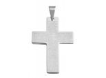 Kettenanhänger ADELIA´S "modischer Kreuz Anhänger aus Edelstahl", silber, Schmuckanhänger, Damen, Edelstahl, Kettenanhänger