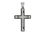 Kettenanhänger ADELIA´S "moderner Kreuz Anhänger aus Edelstahl", silber, Schmuckanhänger, Damen, Edelstahl, Kettenanhänger