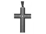 Kettenanhänger ADELIA´S "stilvoller Kreuz Anhänger aus Edelstahl", unbekannt, Schmuckanhänger, Damen, Edelstahl, Kettenanhänger