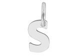 Kettenanhänger ADELIA´S "stilvoller Buchstabe Anhänger aus 925 Sterling Silber", silber, Schmuckanhänger, Damen, Silber 925 (Sterlingsilber), Kettenanhänger