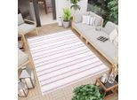 Outdoorteppich CARPET CITY "Outdoor 720", grau, B:200cm H:5mm L:290cm, Polypropylen (PP), Teppiche, Outdoorteppich, In- und Outdoor geeignet, Geo-Muster, Wohnzimmer, Balkon, Terrasse