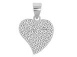 Kettenanhänger ADELIA´S "hochwertiger Herz Anhänger aus 925 Sterling Silber", silber, Schmuckanhänger, Damen, Silber 925 (Sterlingsilber), Kettenanhänger