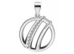 Kettenanhänger ADELIA´S "moderner Schmuck Anhänger aus 925 Sterling Silber", silber, Schmuckanhänger, Damen, Silber 925 (Sterlingsilber), Kettenanhänger