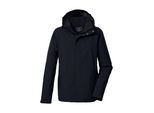 Funktionsjacke KILLTEC "KOW 90 MN JCKT", Herren, Gr. M, midnight, Obermaterial: 100% Polyester.Futter: 100% Polyester.Füllung: 100% Polyester, Jacken Funktionsjacke, Wasser- und winddicht, atmungsaktiv, abnehmbare Kapuze, viele Taschen