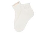 Kurzsocken HUGO UNDERWEAR "MESH LOGO", Damen, Gr. 39-42, open weiß 119, Baumwollmischung, elastisch, Socken, Einsätze aus halbtransparenten Netzgewebe