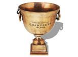 vidaXL Champagner-Kühler Pokal Kupfer Braun