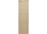 Teppich HEINE HOME Gr. 3, beige (ecru), B:130cm H:10mm L:190cm, Gummi, Sisal, Teppiche, Teppich