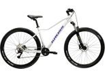 Mountainbike KROSS "Damen Hardtail Lea 4.0" Gr. 43, weiß (weiß, schwarz), Fahrräder, Damen, 43cm, 29 Zoll (73,66cm) hinten: 29 Zoll (73,66cm)