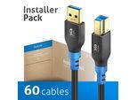 PureLink FlexInstall USB-A auf USB-B Kabel USB 3.0 5Gbps 0.50m - Installer Pack 60 Stk.