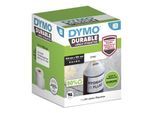 DYMO® Original Hochleistung Etikett für LabelWriter™, Kunststoff - weiss - permanent haftend, widerstandsfähig, 1 x 200 Etiketten