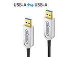 FiberX Serie - USB 3.1 Glasfaser Kabel - USB-A auf USB-A - 50m