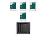 Synology DiskStation DS425+ 16 TB 4 Einschübe NAS-Server Leergehäuse + 4x Synology Plus 3.5" SATA 6Gb/s Festplatte 4TB