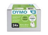 DYMO® Original Etikett für LabelWriter™, Vorteilspack, Adressen - weiss - permanent haftend, 24 x 260 Etiketten
