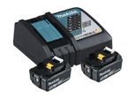 Power Source Kit 2x Akku BL1850B 18V 5,0 Ah, Schnellladegerät DC18RC