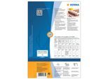 HERMA wetterfeste Etiketten 10775 weiß 210,0 x 297,0 mm