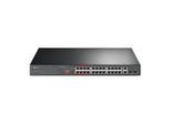 TP-Link TL-SL1226P 24-Port 10/100Mbps + 2-Port Gigabit Unmanaged PoE+ Switch